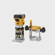 DEWALT Akumulatorska glodalica, 18 V, prihvat 8 mm / 1/4", 2×5,0 Ah